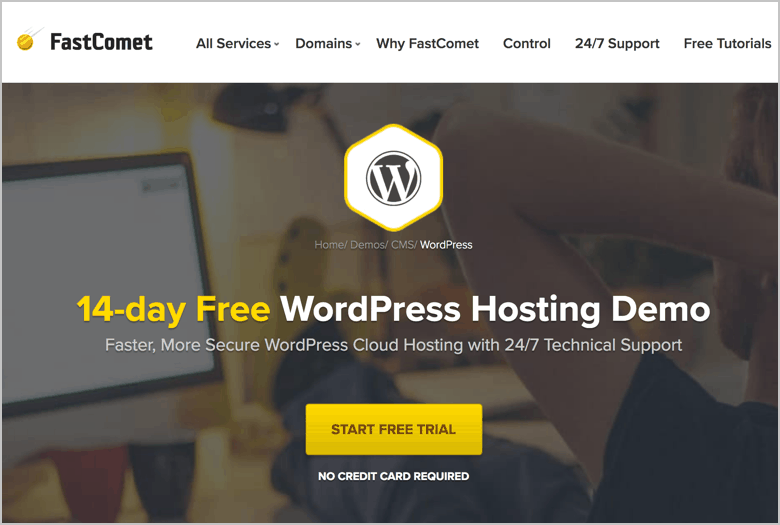 wordpress hosting trial